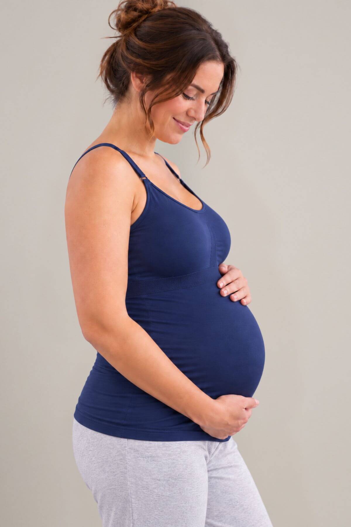 Stages Maternity, Nursing & Wearable Pump Tank Top | Indigo