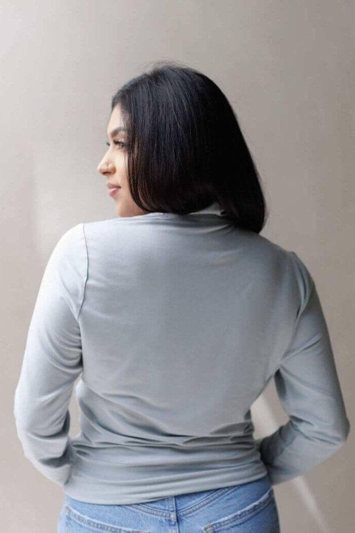 Abbi Nursing Top Long Sleeve - Ether - Simple Wishes