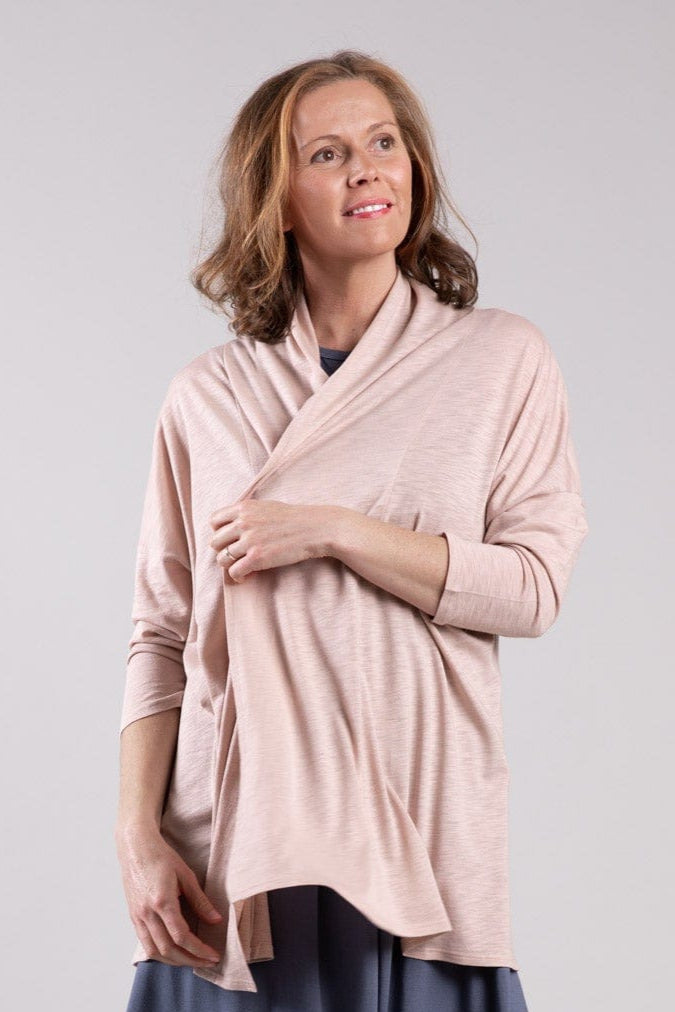 Annie Nursing Cardigan - Rose Quartz - Simple Wishes