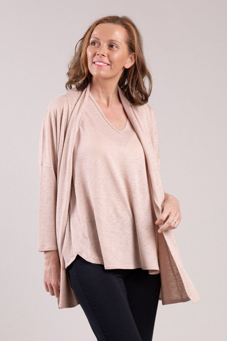 Annie Nursing Cardigan - Rose Quartz - Simple Wishes