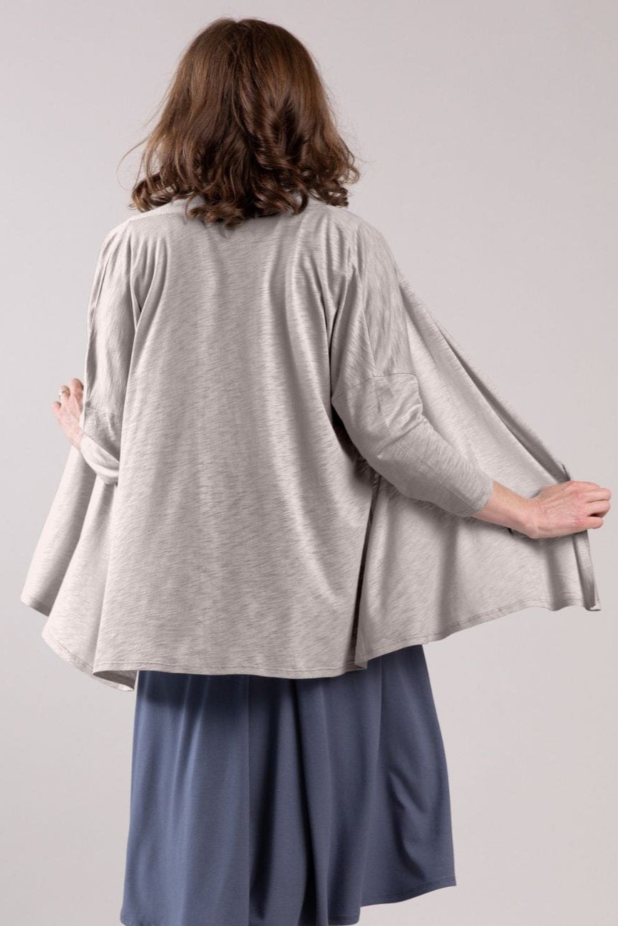 Annie Nursing Cardigan - Pewter - Simple Wishes