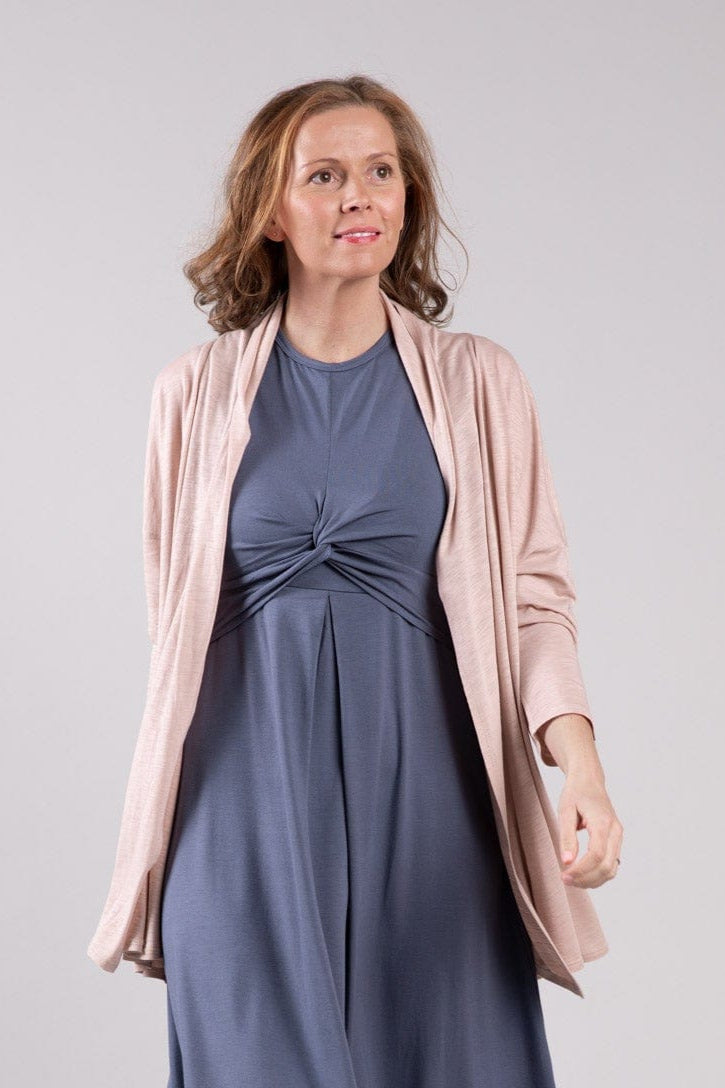 Annie Nursing Cardigan - Rose Quartz - Simple Wishes