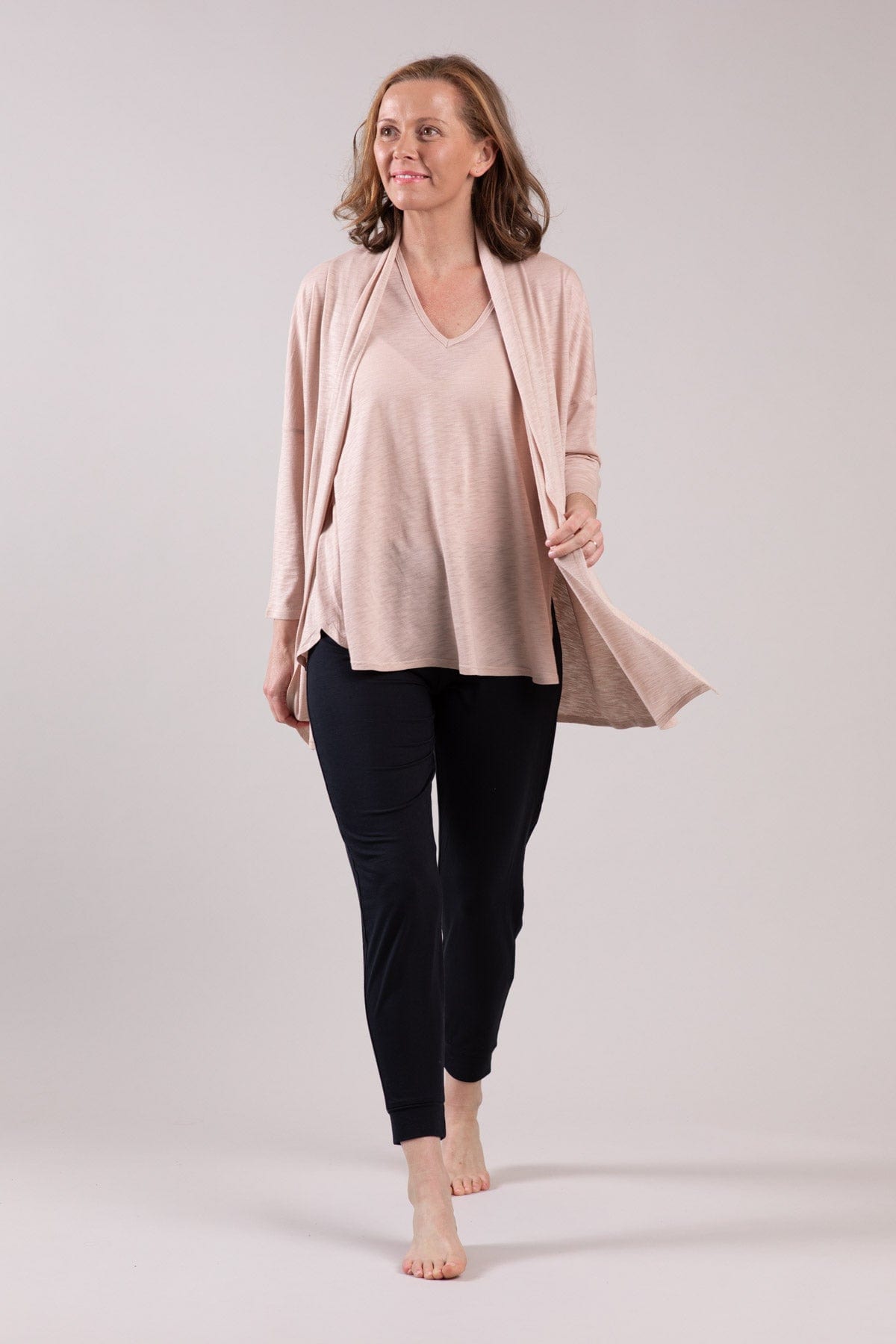 Annie Nursing Cardigan - Rose Quartz - Simple Wishes