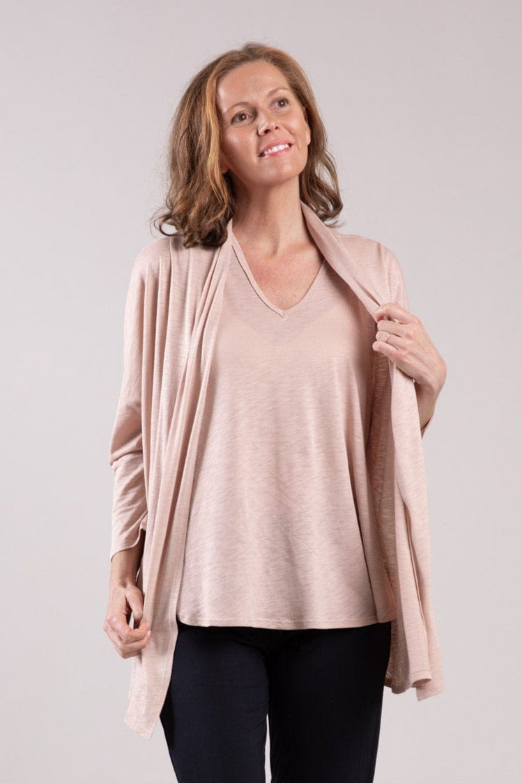 Annie Nursing Cardigan - Rose Quartz - Simple Wishes