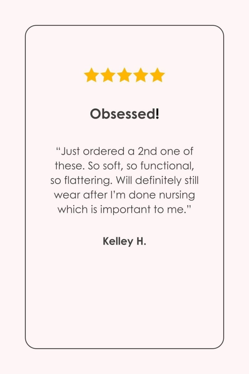 Aspen Breastfeeding Fleece Pullover front view deep v-neck review