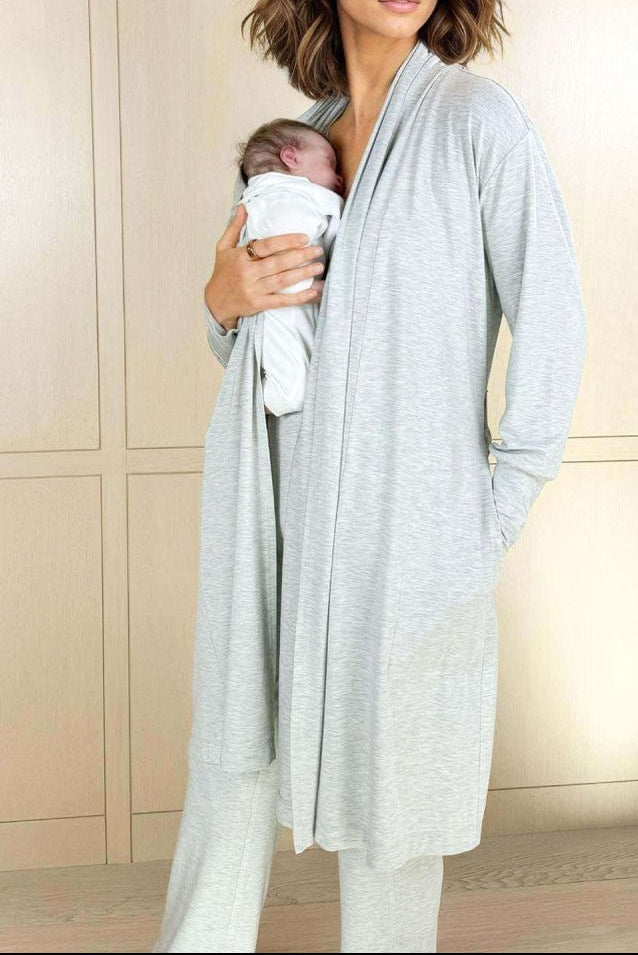 Cara Jersey Robe - Ether - Simple Wishes