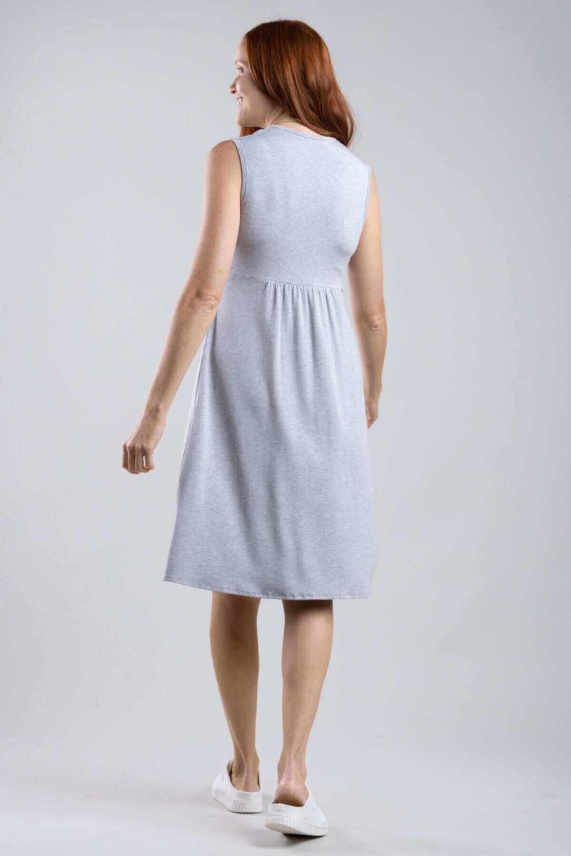 Debra Maternity & Nursing Dress - Olive Green - Simple Wishes