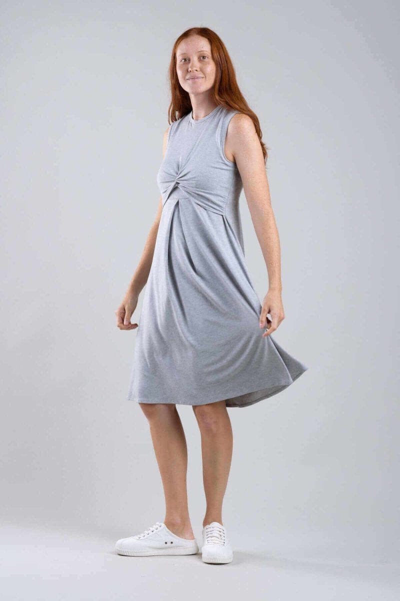 Debra Maternity & Nursing Dress - Olive Green - Simple Wishes