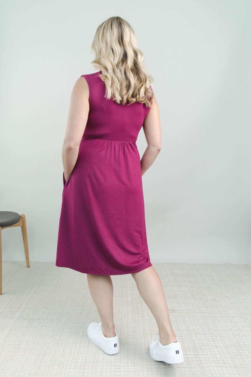 Debra Maternity & Nursing Dress - Olive Green - Simple Wishes