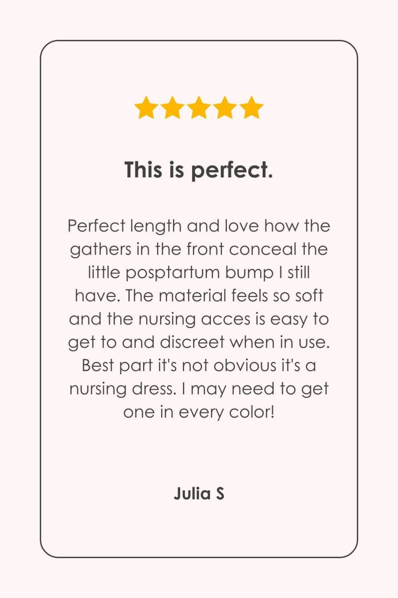 Debra Maternity & Nursing Dress - Olive Green - Simple Wishes