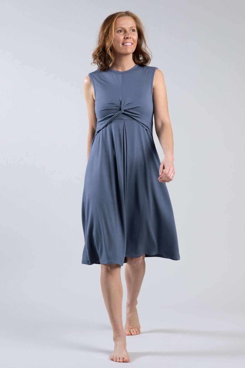 Debra Maternity & Nursing Dress - Olive Green - Simple Wishes
