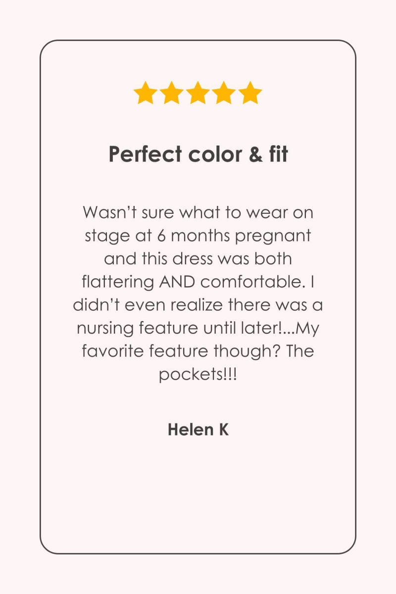 Debra Maternity & Nursing Dress - Final Sale (No Pockets) - Light Heather Gray - Simple Wishes