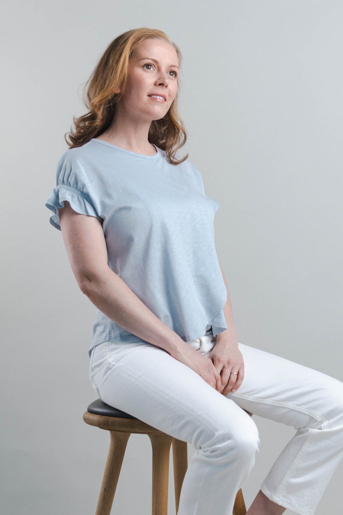 Felicity Nursing Tee Glacier