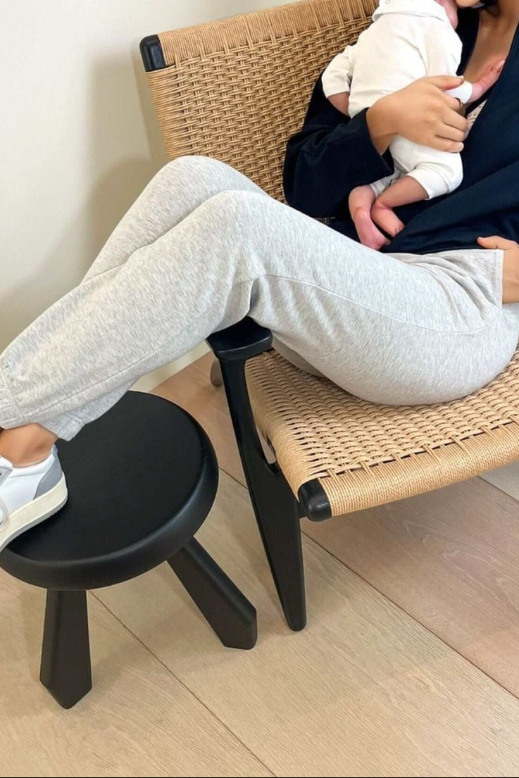 Inez Fleece Jogger - Light Heather Gray - Simple Wishes