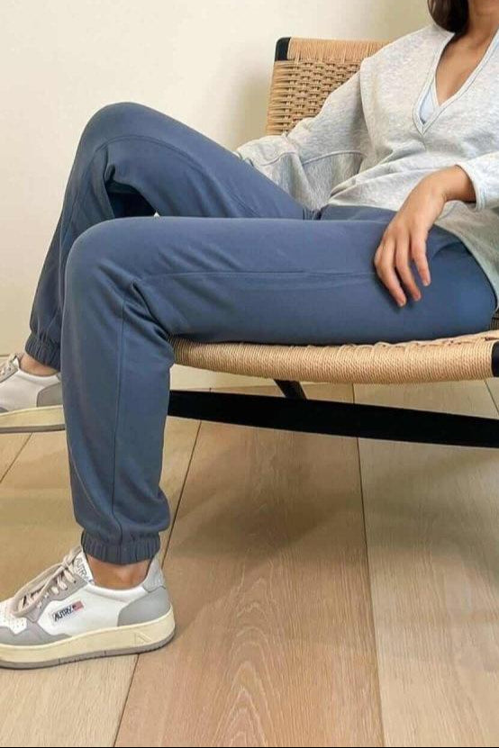 Inez Fleece Jogger - Maine Blue - Simple Wishes