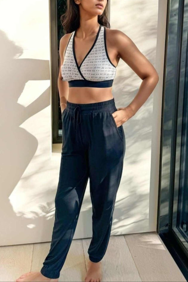 Izzy Jersey Jogger - Midnight - Simple Wishes