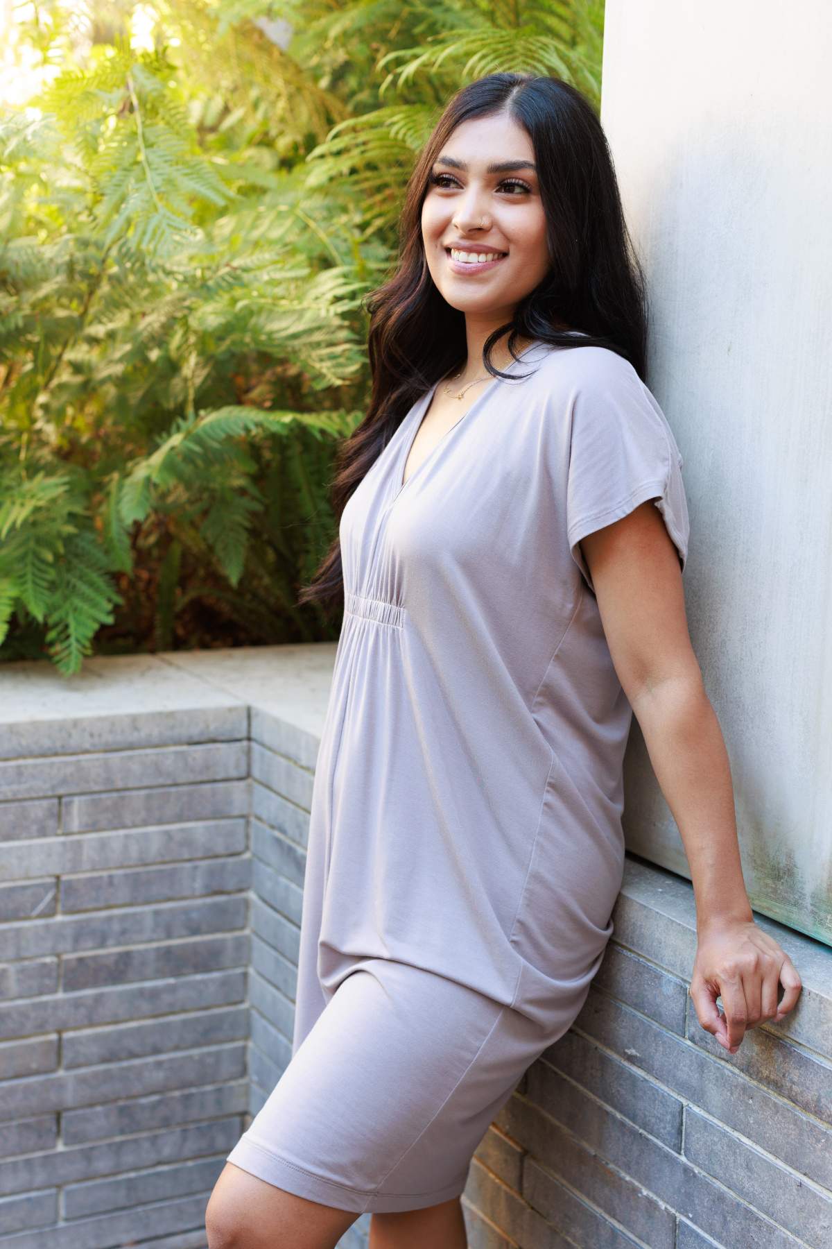 Joy Maternity & Nursing Dress - Lavender - Simple Wishes