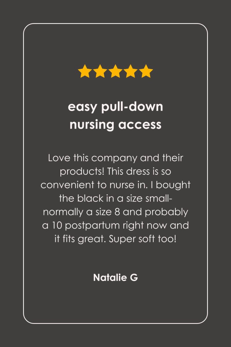 Joy Maternity & Nursing Dress - Ether - Simple Wishes