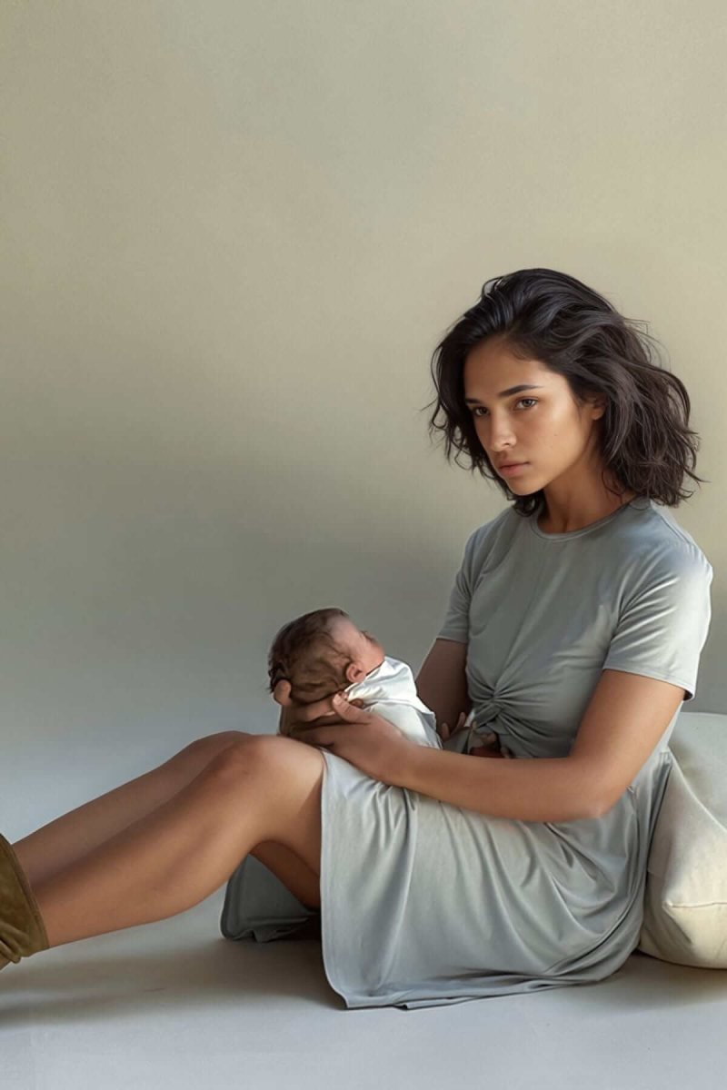 Liv Maternity & Nursing Dress - Midnight - Simple Wishes