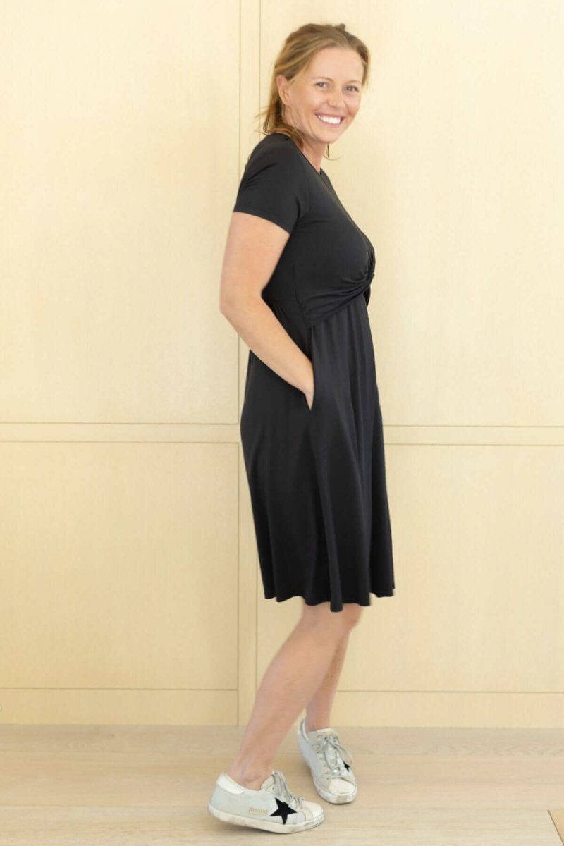 Liv Maternity & Nursing Dress - Lavender - Simple Wishes
