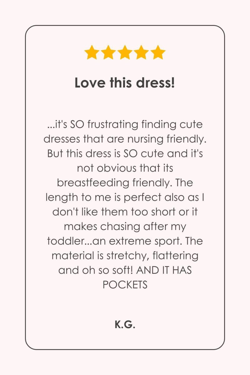 Sofia Maternity & Nursing Dress - Olive Green - Simple Wishes