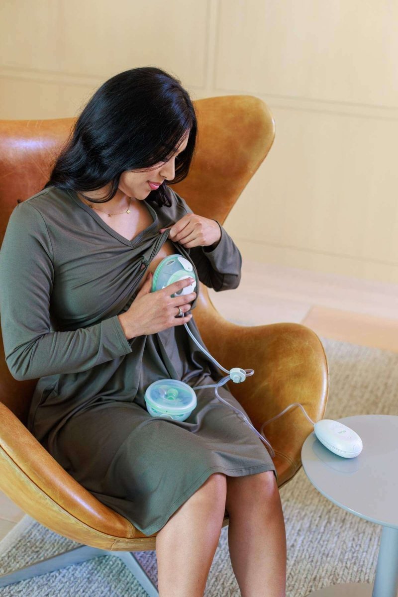 Sofia Maternity & Nursing Dress - Midnight - Simple Wishes