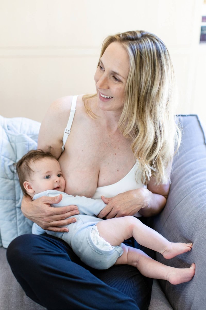 Stages Seamless™ Tank - Converts from Everyday Tank to Nursing Tank | Pearl - XS - Simple Wishes