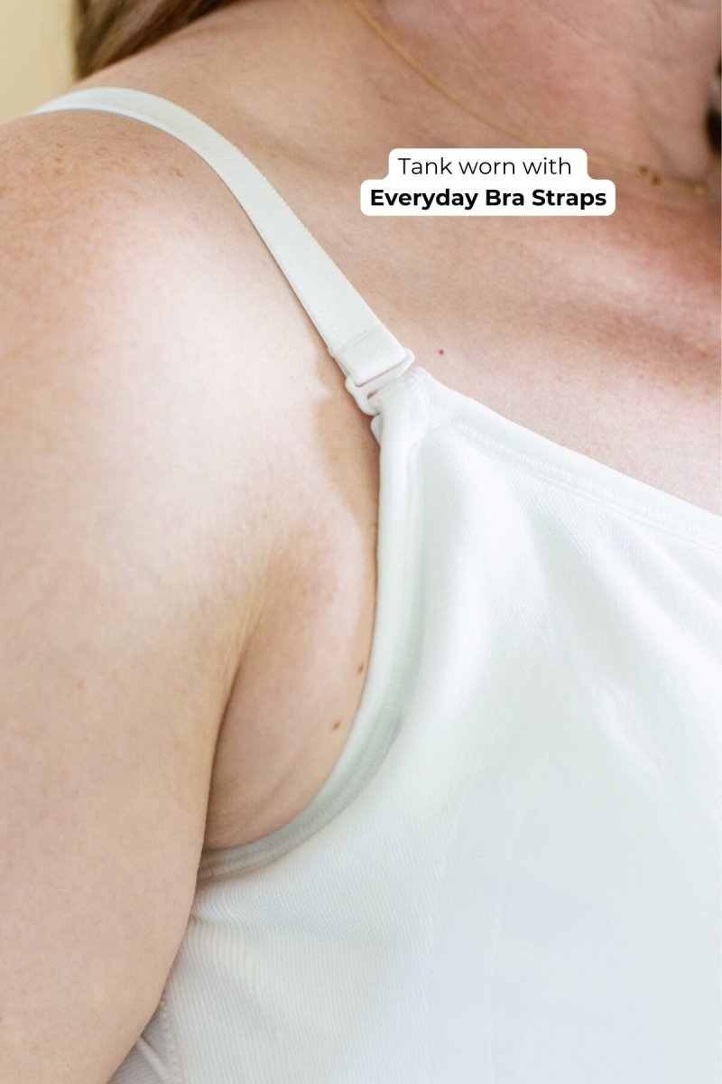 Stages Seamless™ Tank - Converts from Everyday Tank to Nursing Tank | Pearl - XS - Simple Wishes