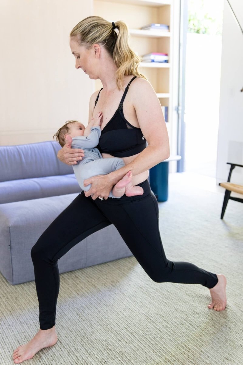 SuperMom Nursing & Pumping Racerback Sports Bra - XS - Simple Wishes