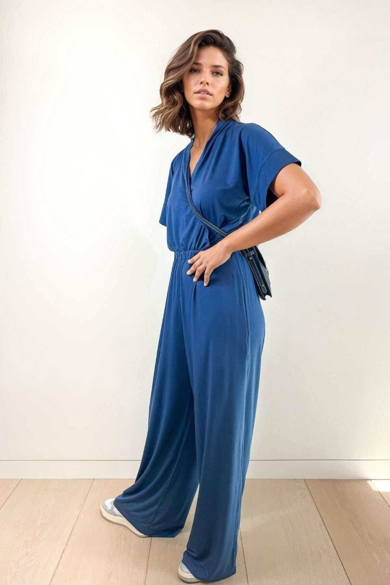 Suzanne Jersey Nursing Jumpsuit - Midnight - Simple Wishes