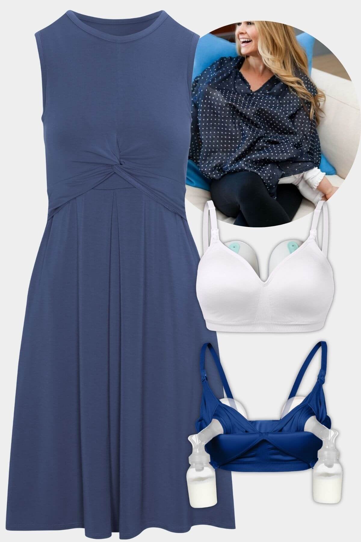 Dressed at Every Stage | Dress + Cover + 2 Free Bras