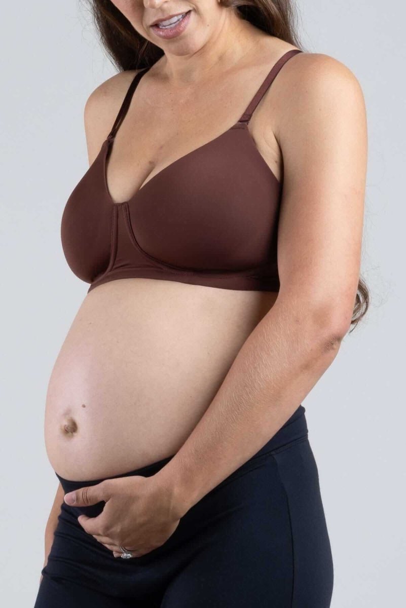Undercover Maternity, Nursing & Beyond T-Shirt Bra™ | Bitter Chocolate - 30 - Simple Wishes