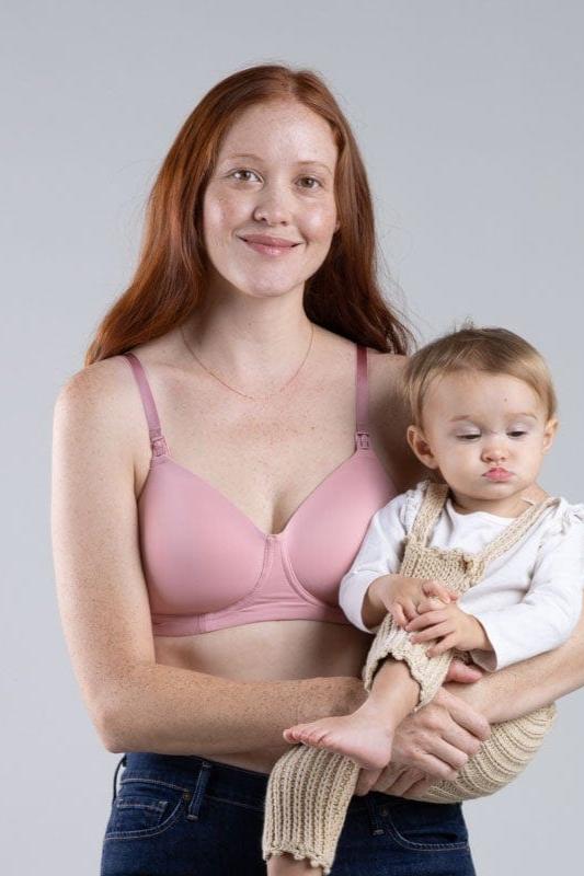 Undercover Maternity, Nursing & Beyond T-Shirt Bra™ | Rose Pink - 30 - Simple Wishes