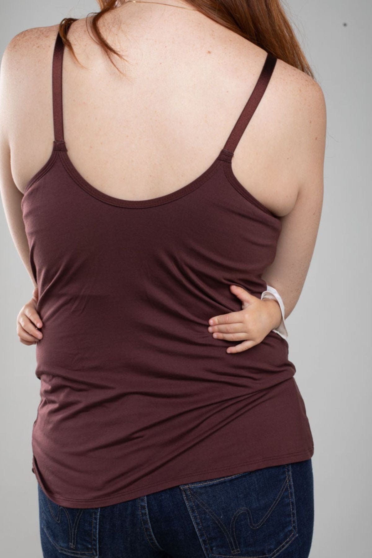 Undercover Maternity, Nursing & Beyond Tank Top - Bitter Chocolate - Simple Wishes