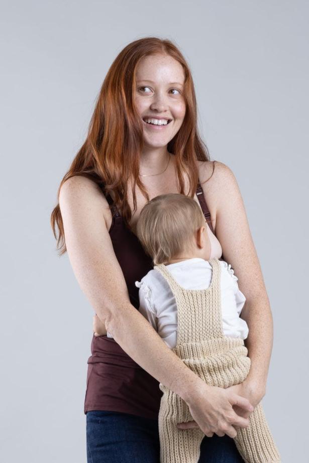Undercover Maternity, Nursing & Beyond Tank Top - Bitter Chocolate - Simple Wishes