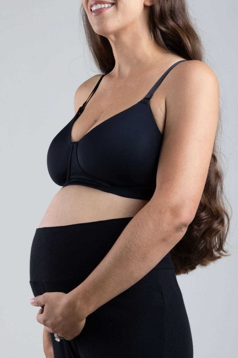 Undercover Nursing, Wearable Pump & Beyond T-Shirt Bra™ | Black - 30 - Simple Wishes