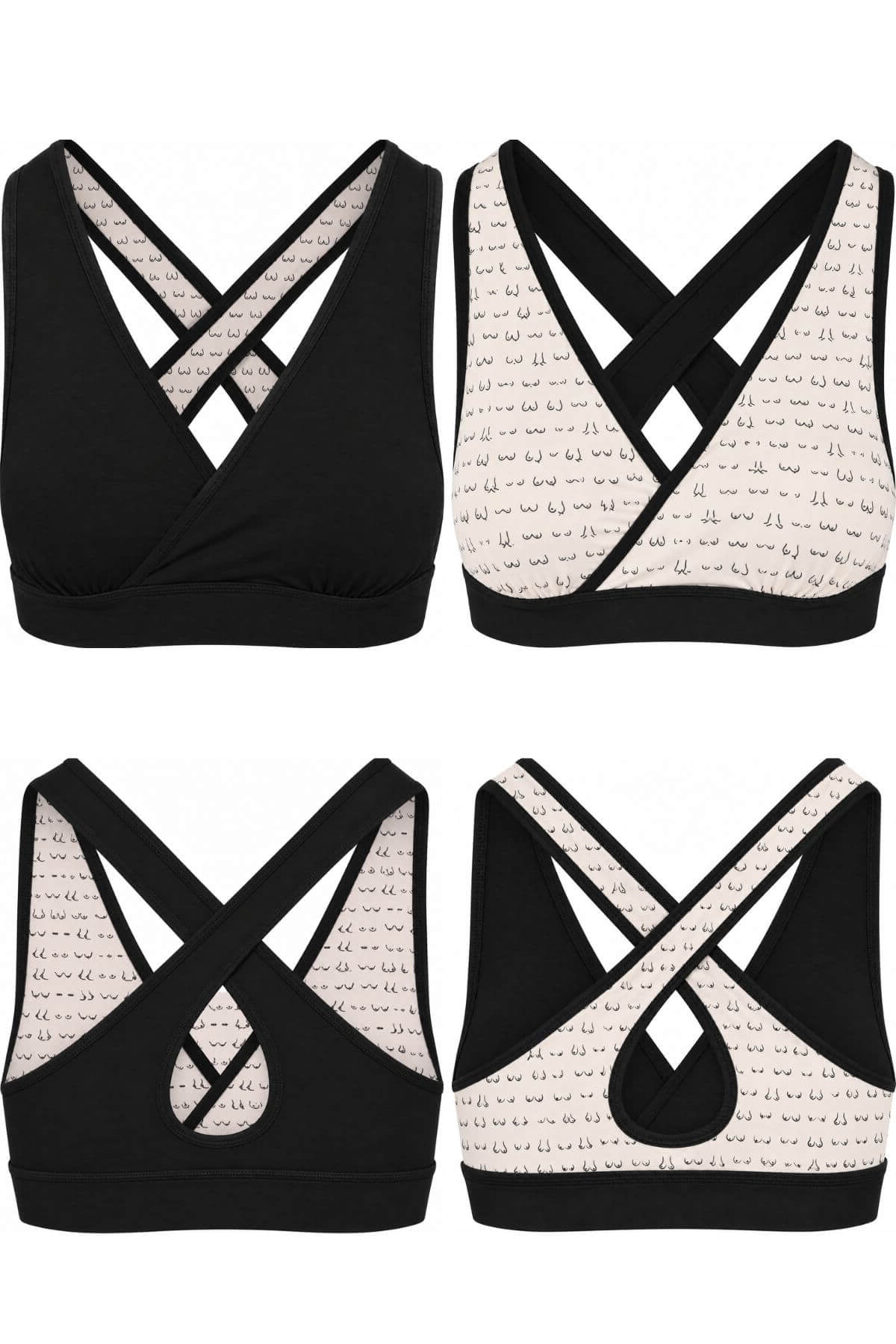 Four views of a women&