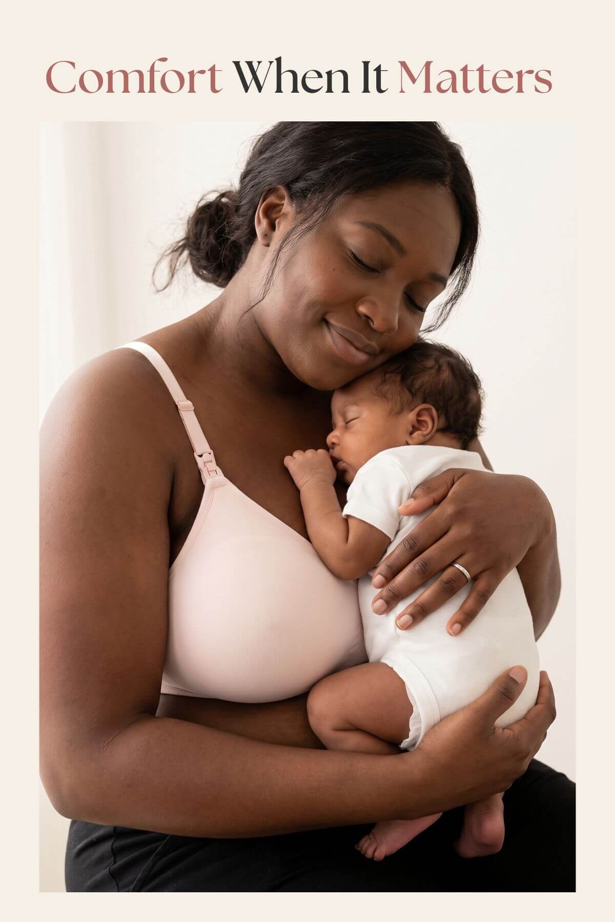 SuperMom® Silhouette Hands-Free Pumping &amp; Nursing Bra | Ballet Slipper