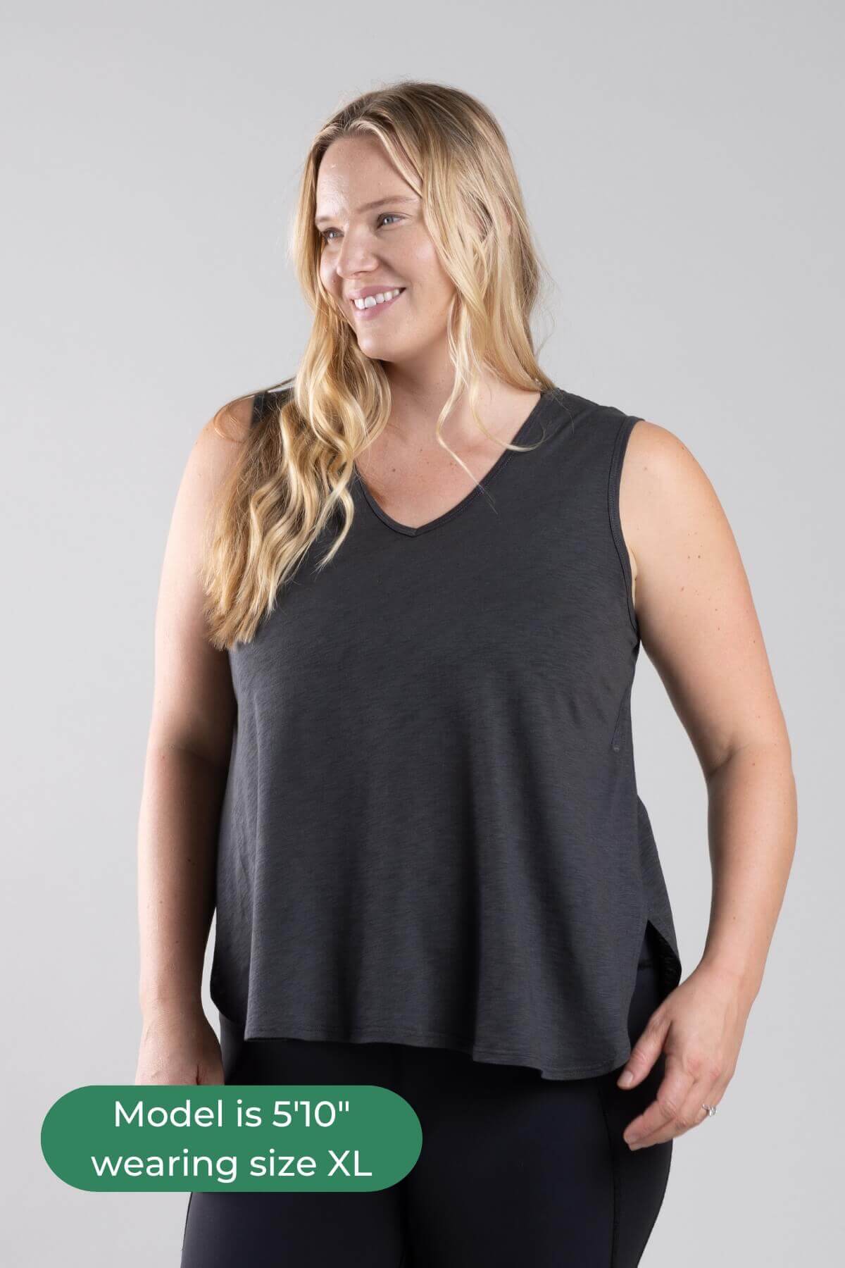 Elle size XL in charcoal