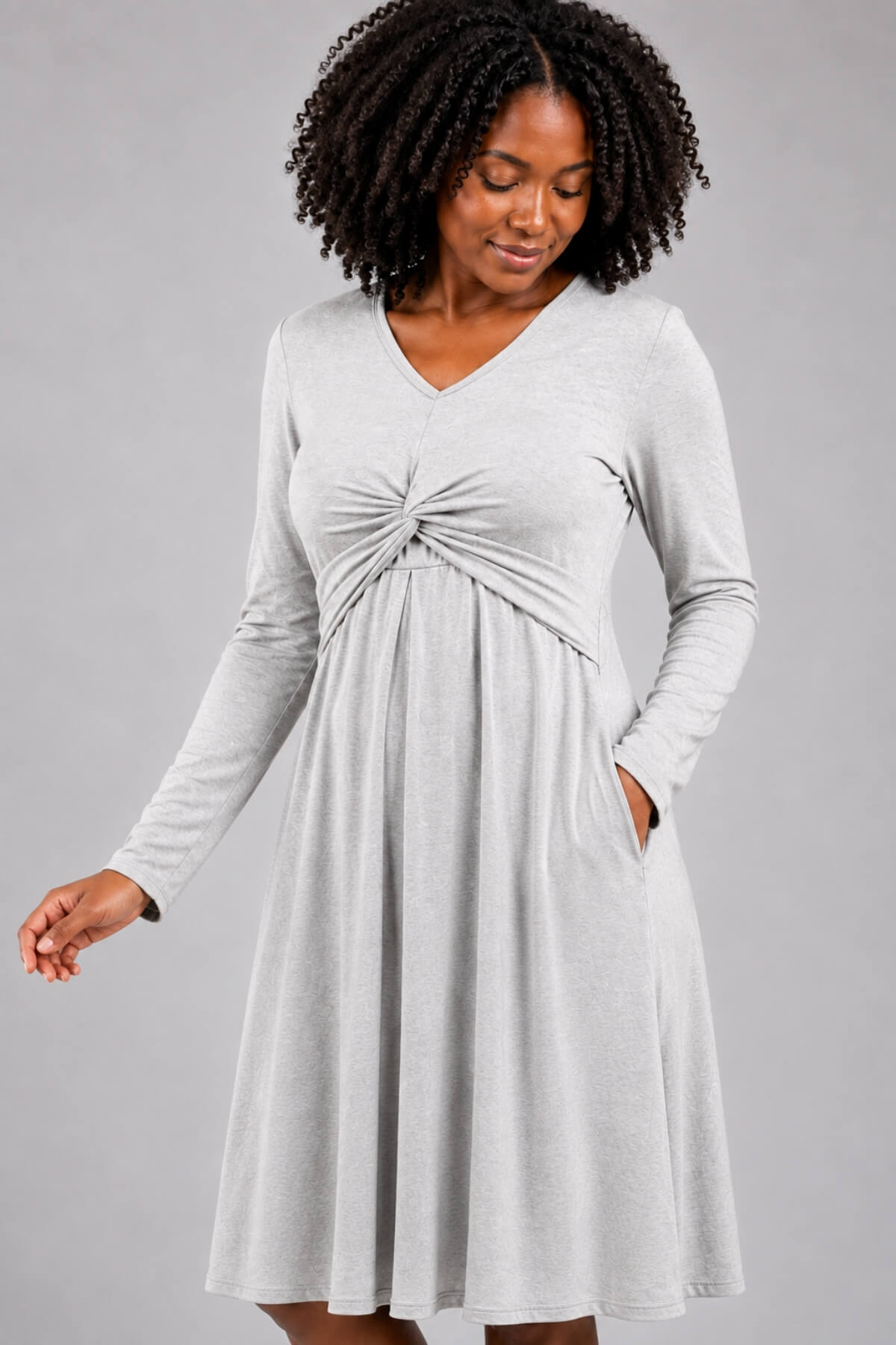 Sofia Maternity Dress: Stylish Comfort for Moms Midnight / S