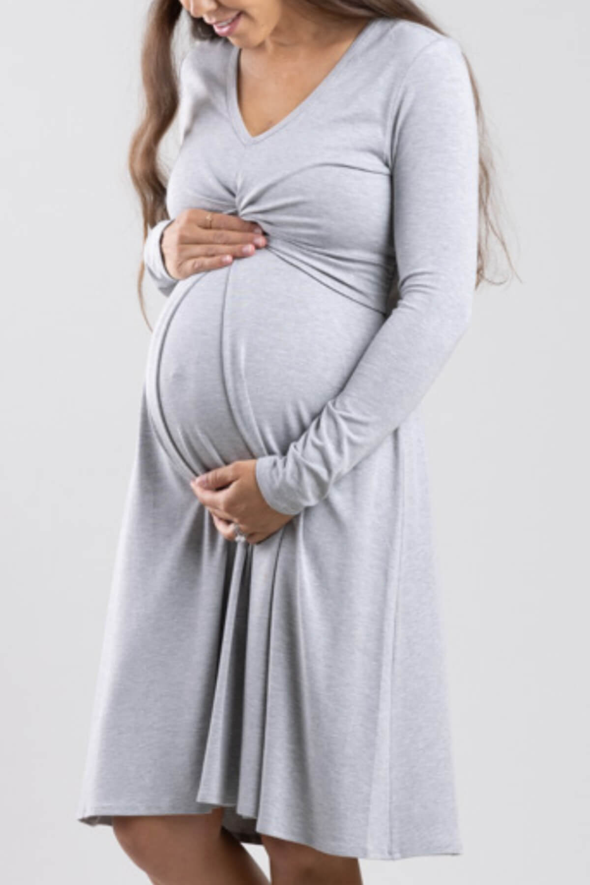 Sofia Maternity Dress: Stylish Comfort for Moms Midnight / S By Dress Knee Length