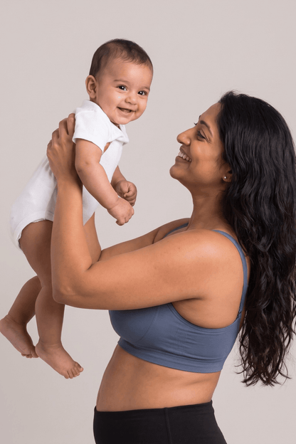Stages Maternity, Nursing &amp; Wearable Pump Bra | Maine Blue