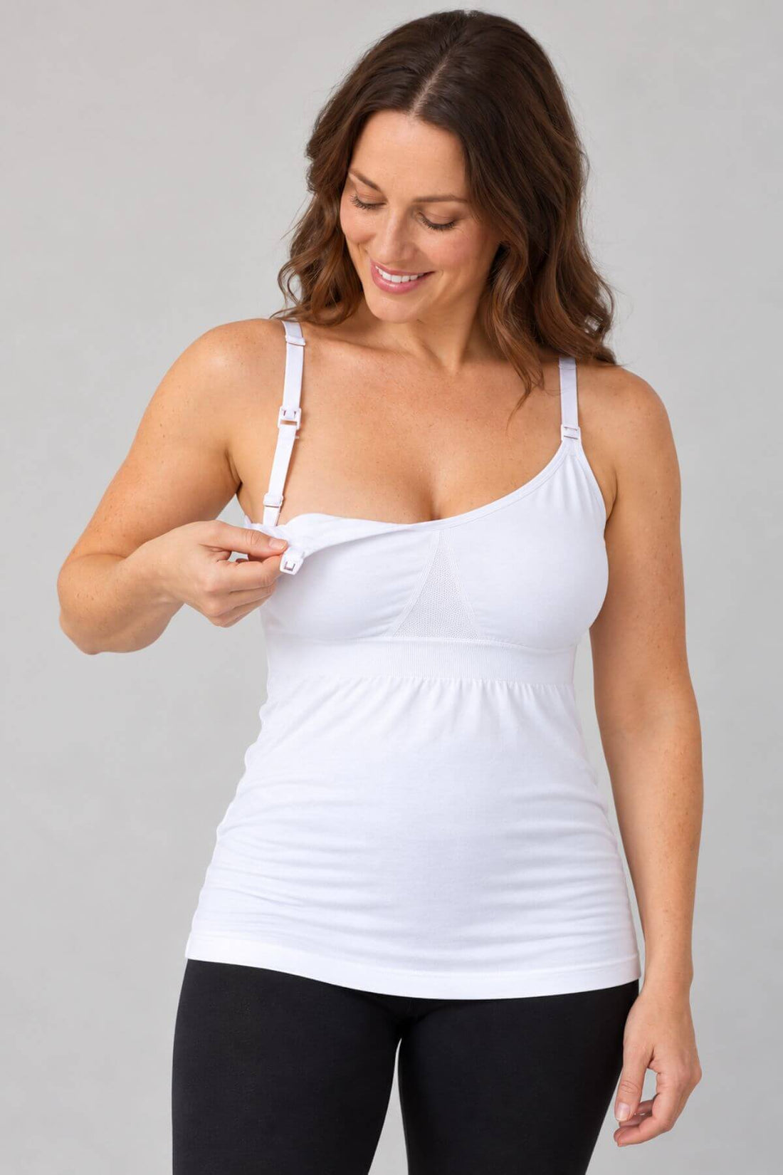 Stages Maternity, Nursing & Wearable Pump Tank Top | Pearl
