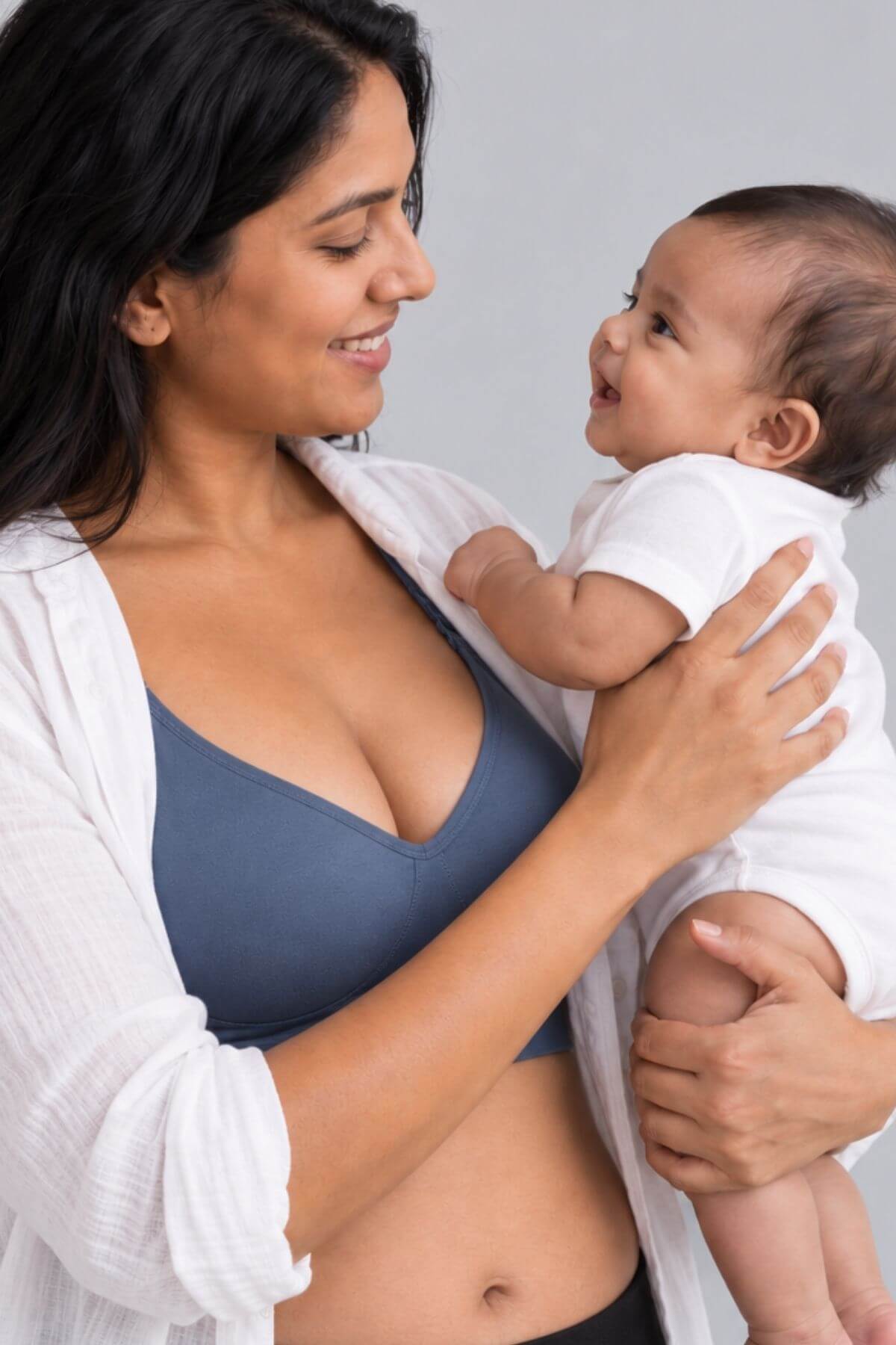 Stages Maternity, Nursing &amp; Wearable Pump Bra | Maine Blue