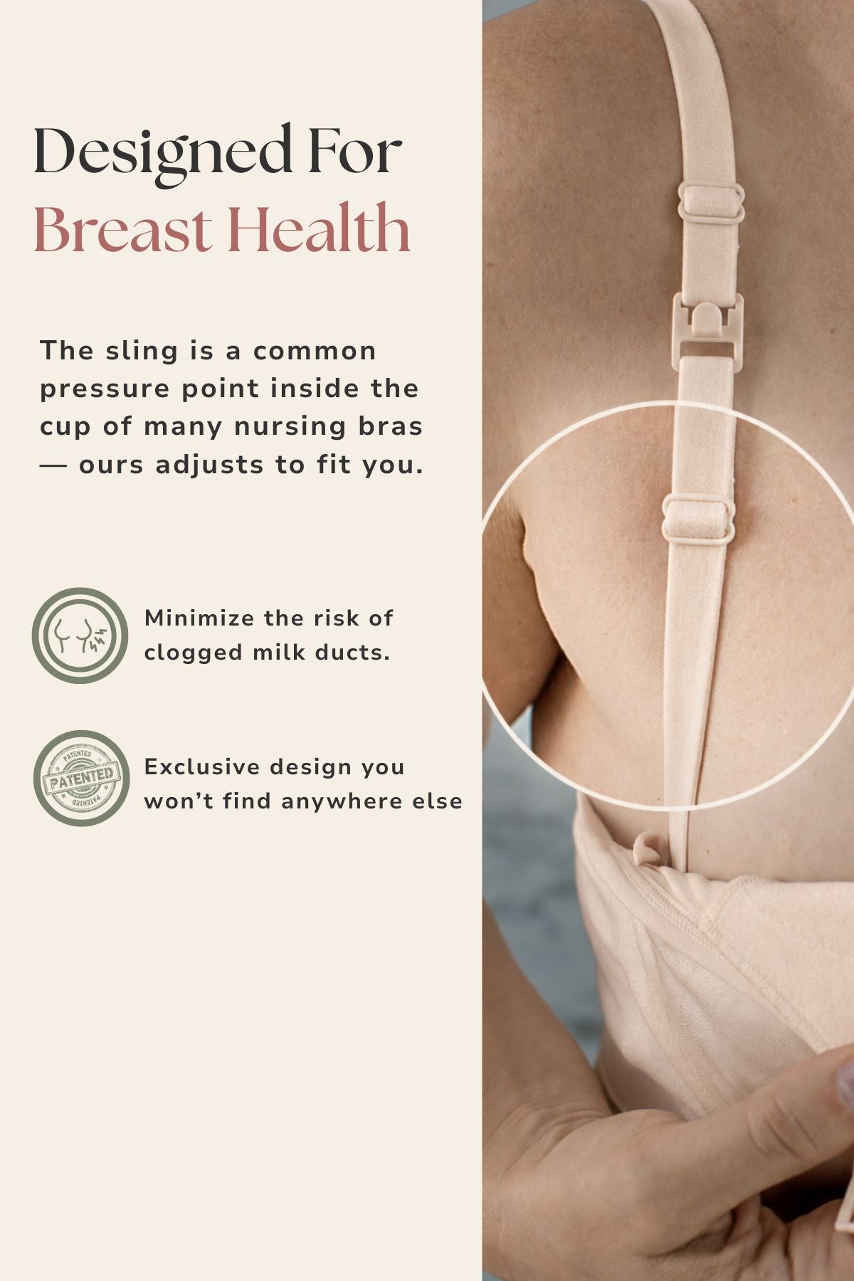 SuperMom® Silhouette Hands-Free Pumping &amp; Nursing Bra | Sunkissed Rose