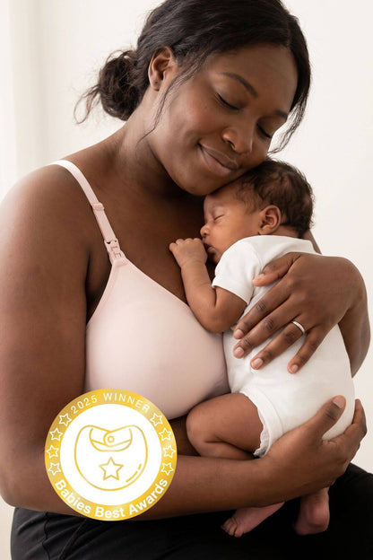 SuperMom® Silhouette Hands-Free Pumping &amp; Nursing Bra | Ballet Slipper