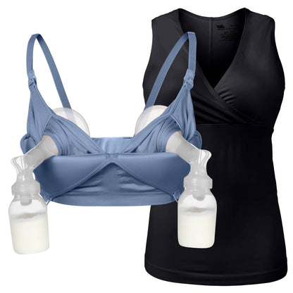 Combo Pack: Pumping &amp; Nursing Bra + Tank