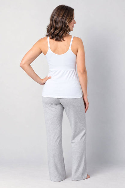 SuperMom® Silhouette Nursing &amp; Pumping Seamless Tank | Pearl