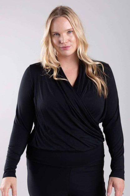 Abbi Nursing Top Long Sleeve - Midnight - Simple Wishes