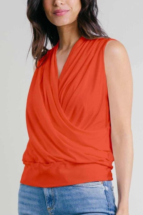Abbi Nursing Top Sleeveless - Midnight - Simple Wishes#color_red-flame